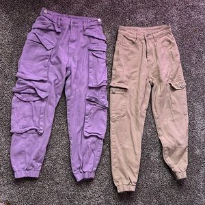 COPY - Shein Petite XXS Cargo Pants-2 pairs/2 pack